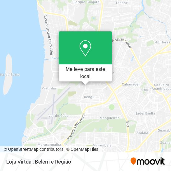 Loja Virtual mapa
