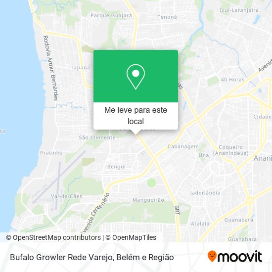 Bufalo Growler Rede Varejo mapa
