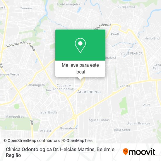 Clínica Odontologica Dr. Helcias Martins mapa