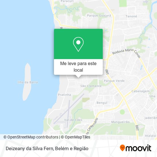 Deizeany da Silva Fern mapa