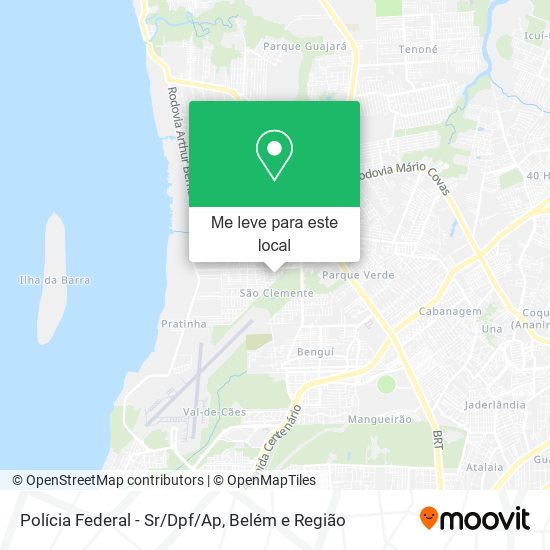 Polícia Federal - Sr/Dpf/Ap mapa