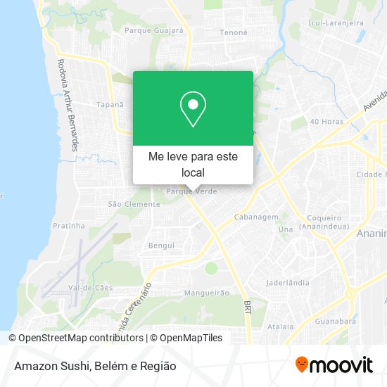 Amazon Sushi mapa