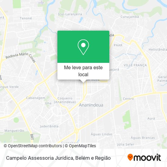 Campelo Assessoria Jurídica mapa
