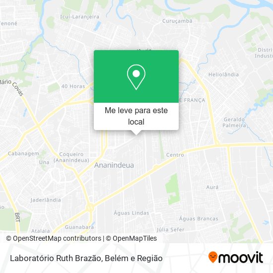 Laboratório Ruth Brazão mapa