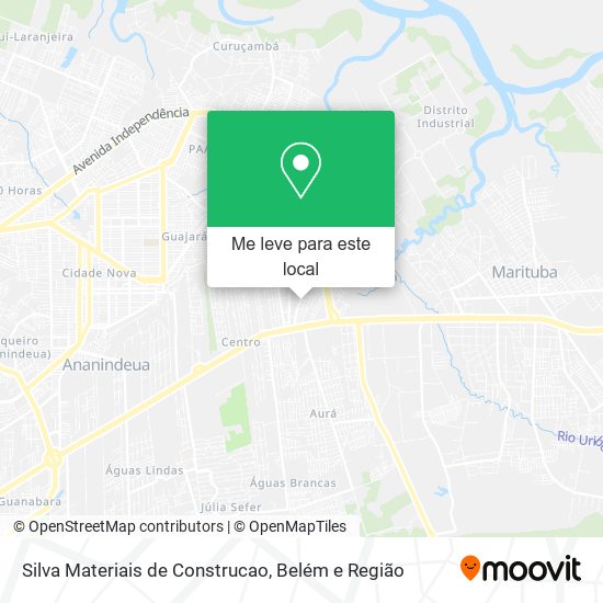 Silva Materiais de Construcao mapa