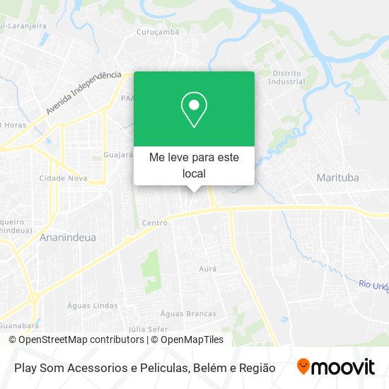 Play Som Acessorios e Peliculas mapa