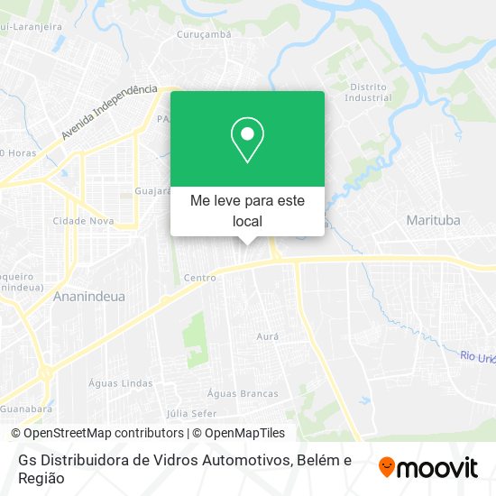 Gs Distribuidora de Vidros Automotivos mapa