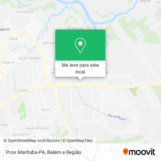 Pros Marituba-PA mapa