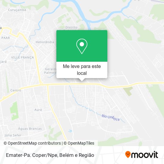 Emater-Pa. Coper/Npe mapa