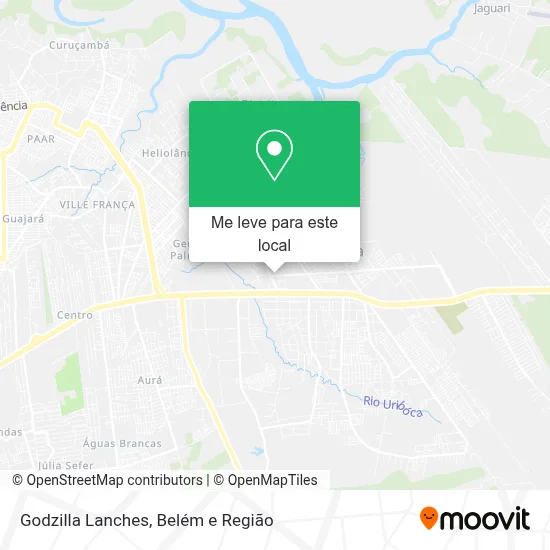 Godzilla Lanches mapa