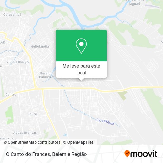 O Canto do Frances mapa
