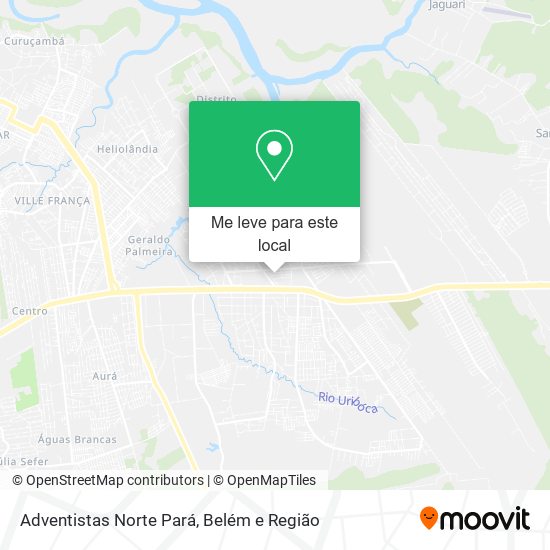 Adventistas Norte Pará mapa