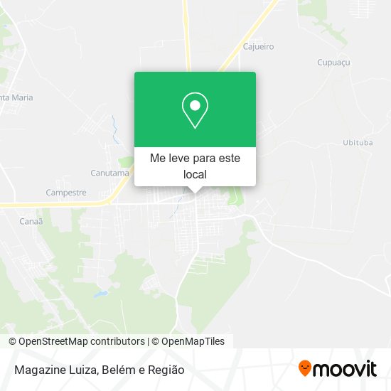 Magazine Luiza mapa