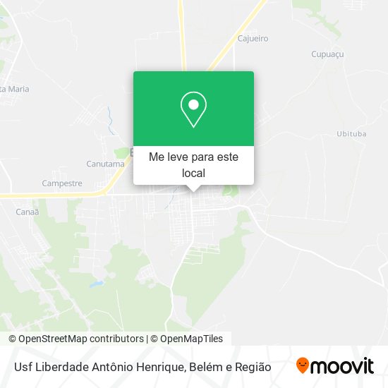 Usf Liberdade Antônio Henrique mapa