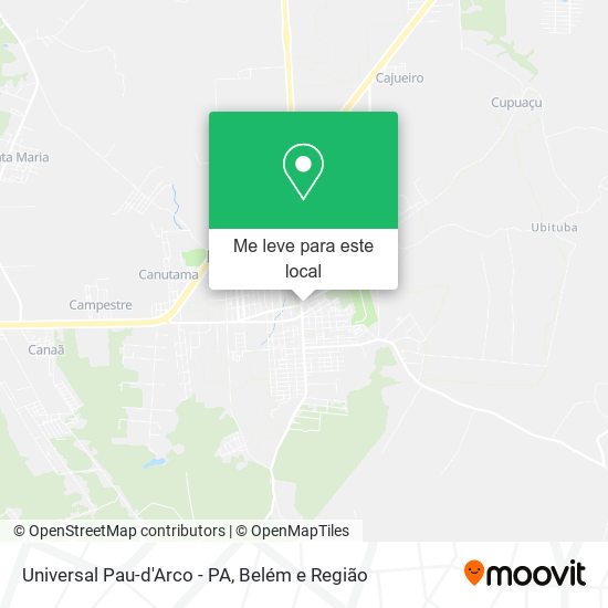 Universal Pau-d'Arco - PA mapa