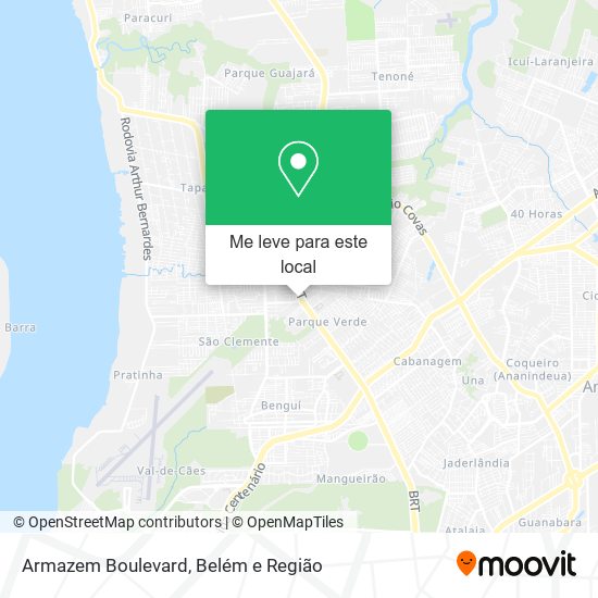 Armazem Boulevard mapa