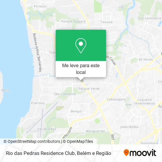 Rio das Pedras Residence Club mapa