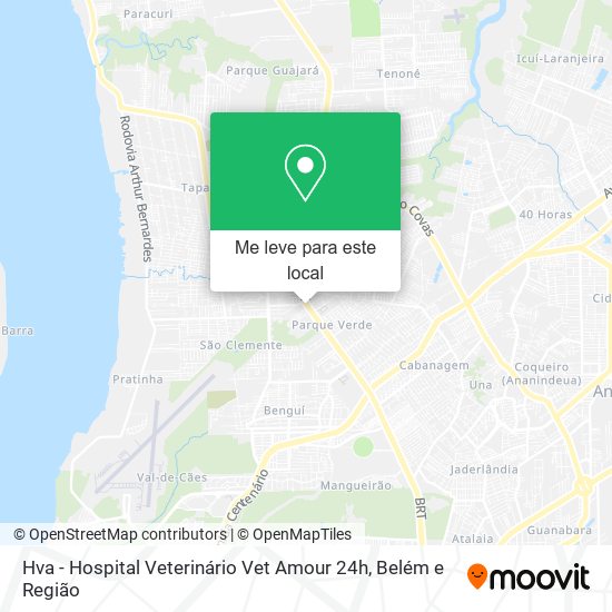 Hva - Hospital Veterinário Vet Amour 24h mapa