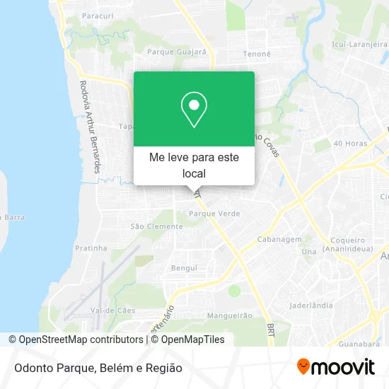 Odonto Parque mapa