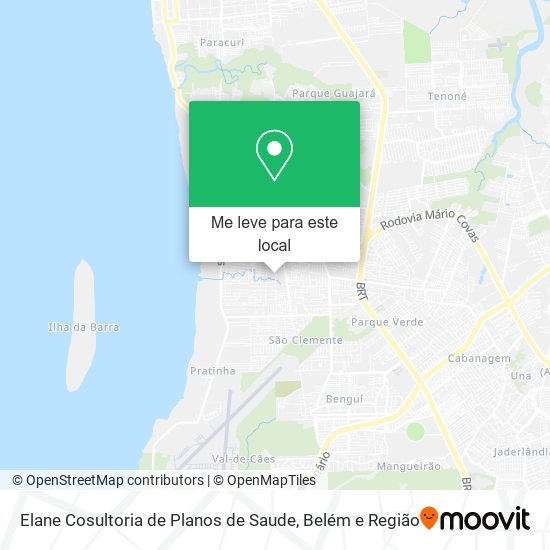 Elane Cosultoria de Planos de Saude mapa
