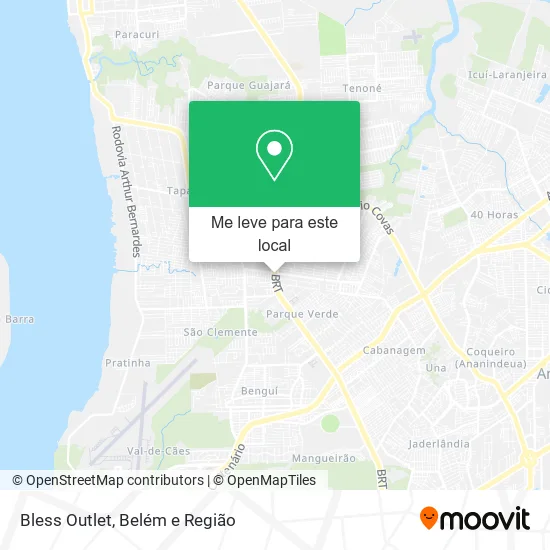 Bless Outlet mapa