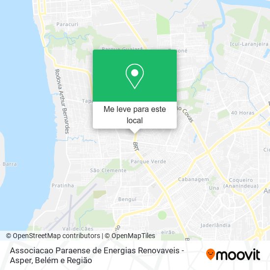 Associacao Paraense de Energias Renovaveis - Asper mapa