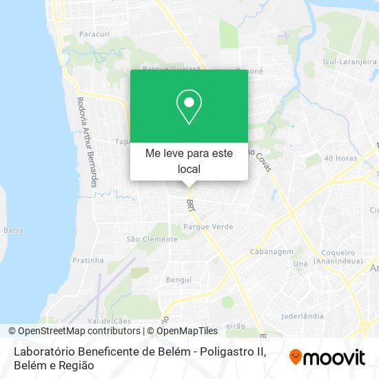 Laboratório Beneficente de Belém - Poligastro II mapa