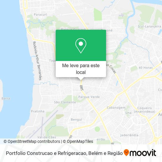 Portfolio Construcao e Refrigeracao mapa