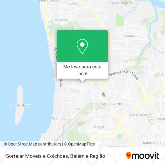 Sortelar Moveis e Colchoes mapa