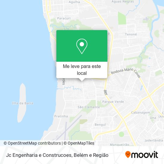 Jc Engenharia e Construcoes mapa