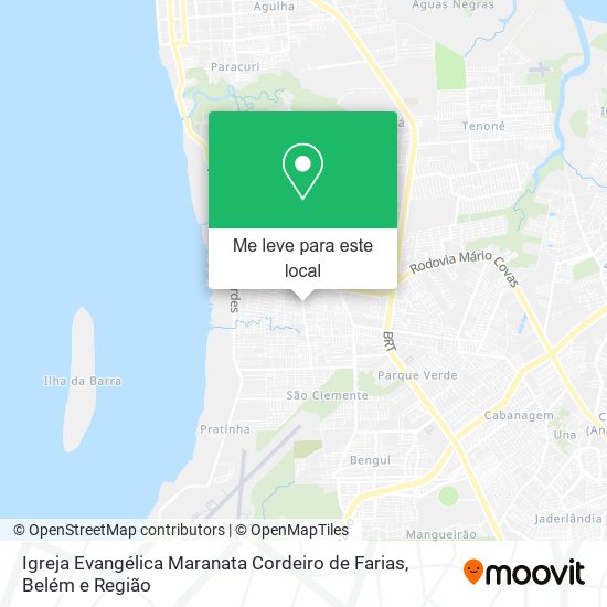 Igreja Evangélica Maranata Cordeiro de Farias mapa