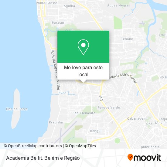 Academia Belfit mapa