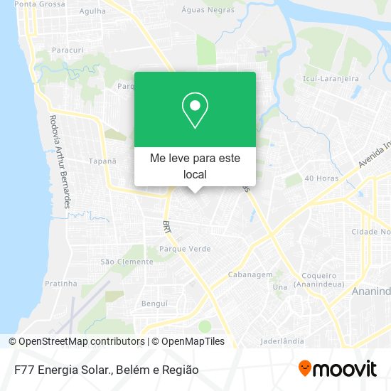 F77 Energia Solar. mapa