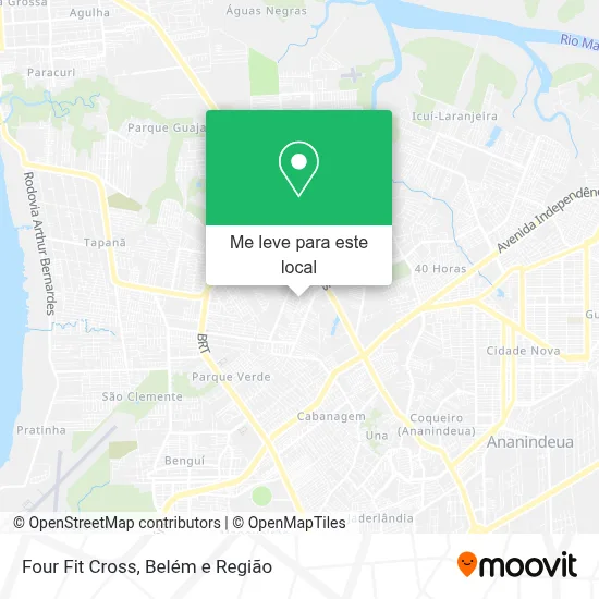 Four Fit Cross mapa