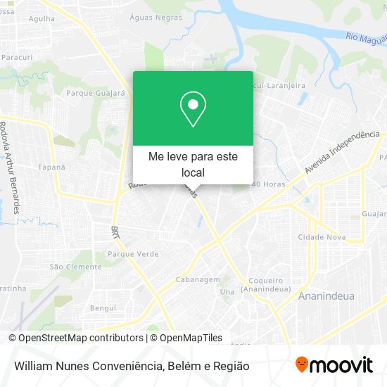 William Nunes Conveniência mapa