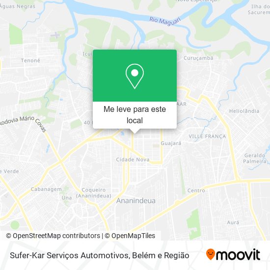 Sufer-Kar Serviços Automotivos mapa