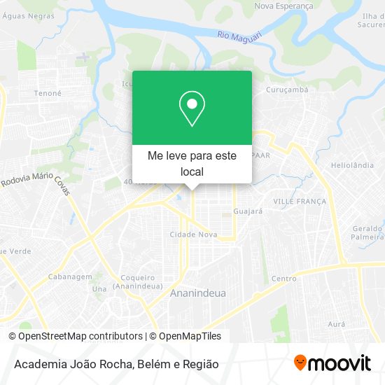 Academia João Rocha mapa