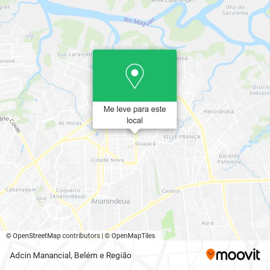 Adcin Manancial mapa