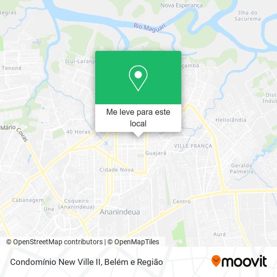 Condomínio New Ville II mapa