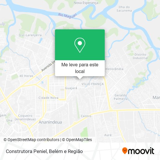 Construtora Peniel mapa