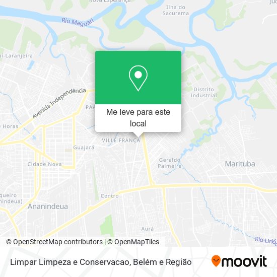 Limpar Limpeza e Conservacao mapa