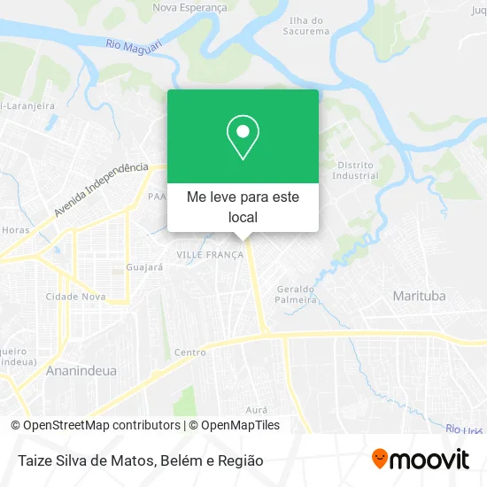 Taize Silva de Matos mapa