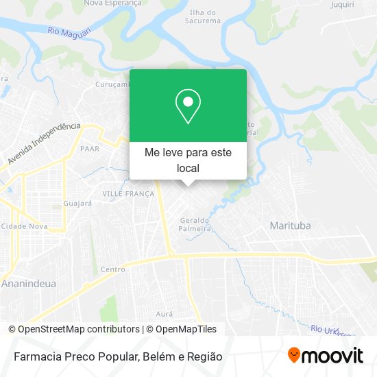 Farmacia Preco Popular mapa