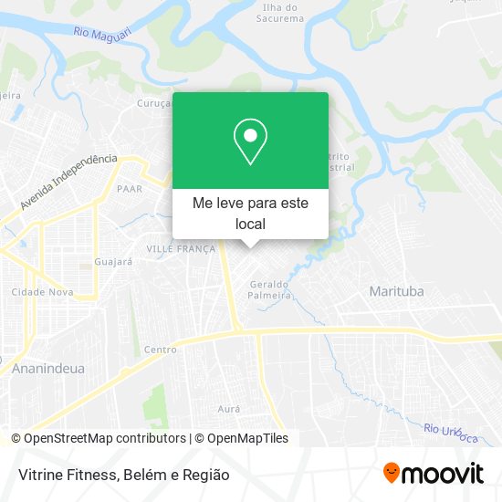 Vitrine Fitness mapa