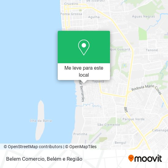Belem Comercio mapa