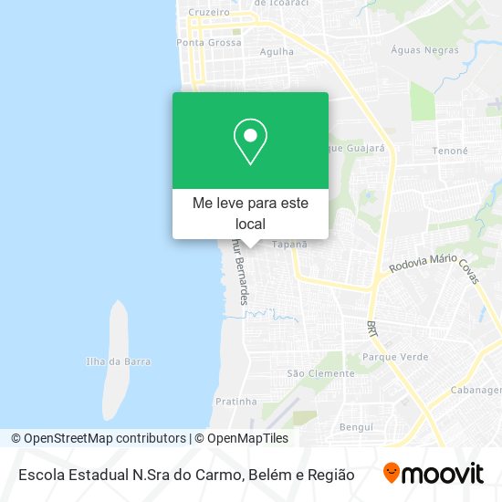 Escola Estadual N.Sra do Carmo mapa