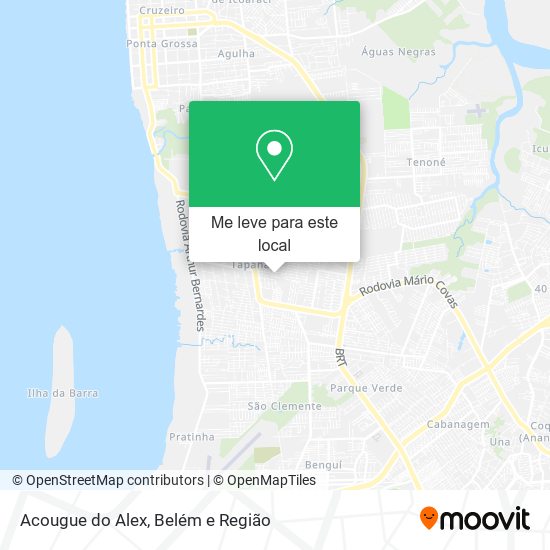 Acougue do Alex mapa