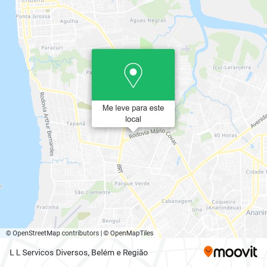 L L Servicos Diversos mapa