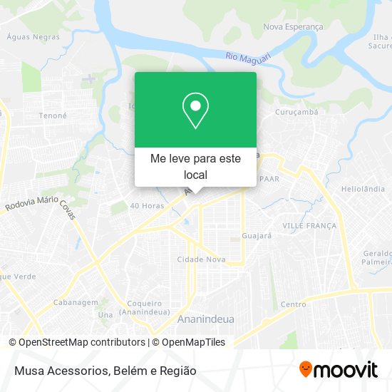 Musa Acessorios mapa