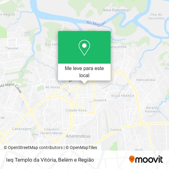 Ieq Templo da Vitória mapa